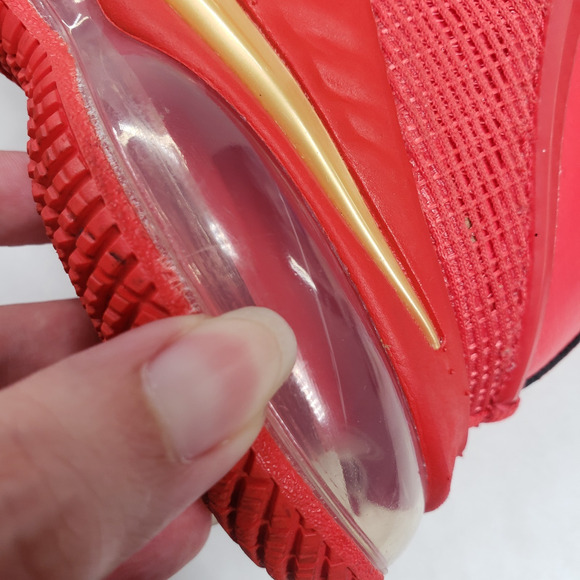 Nike LeBron 19 XIX Low Light Crimson Red Mens 8 Basketball Shoes DO9829-600 - Picture 12 of 16